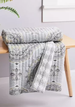 Coupon 😉 Levtex Home Solano Neutral Quilted Throw 😀 -Cheap Levtex Store Belk 3684