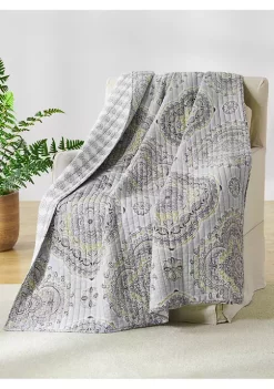 Coupon 😉 Levtex Home Solano Neutral Quilted Throw 😀 -Cheap Levtex Store Belk 3687