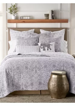 Deals 👍 Levtex Rachelle Elephant Embroidered Pillow ❤️ -Cheap Levtex Store Belk 3708