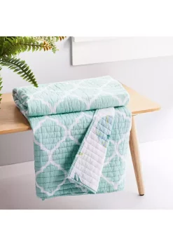 Discount 🔥 Levtex Home Del Rey Quilted Throw 🤩 -Cheap Levtex Store Belk 3732