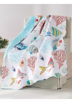 Wholesale 🎁 Levtex Home Barrier Reef Quilted Throw ✔️