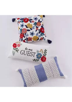 New ✨ Levtex Home Josephina Be Our Guest Pillow ⌛ -Cheap Levtex Store Belk 3769