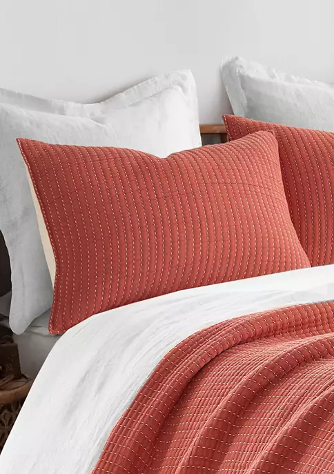 Promo ✔️ Levtex Home Caden Cotton Gauze King Sham 👏 4 Promo ✔️ Levtex Home Caden Cotton Gauze King Sham 👏 - Image 2