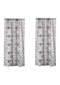 Wholesale ⌛ Levtex Home Santa Fe Drape Panel - Set of 2 😉 -Cheap Levtex Store Belk 3846