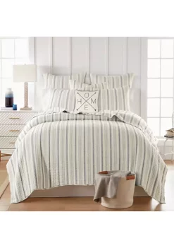 Deals ✔️ Levtex Home Rochelle Stripe Gray Euro Sham Set of 2 🛒 -Cheap Levtex Store Belk 3855
