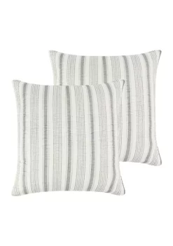 Deals ✔️ Levtex Home Rochelle Stripe Gray Euro Sham Set of 2 🛒 -Cheap Levtex Store Belk 3856