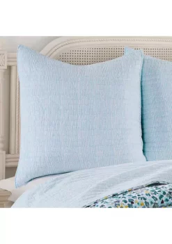 Coupon 🔔 Levtex Home Calico Blue Euro Shams 😉 -Cheap Levtex Store Belk 3875