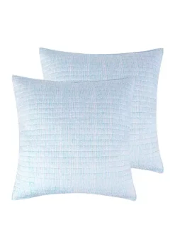 Coupon 🔔 Levtex Home Calico Blue Euro Shams 😉 -Cheap Levtex Store Belk 3878