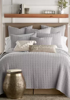 Best deal 🥰 Levtex Mills Waffle Quilt Set 🥰 -Cheap Levtex Store Belk 39