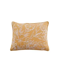 Outlet 🛒 Levtex Home Alita Embroidered Pillow 👏 -Cheap Levtex Store Belk 3924