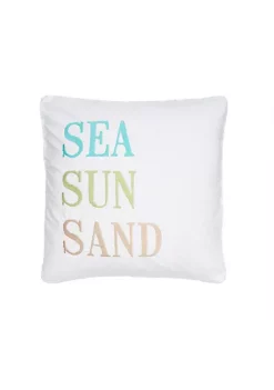 Top 10 😍 Levtex Home Biscayne Sea Sun Sand Pillow 🔔