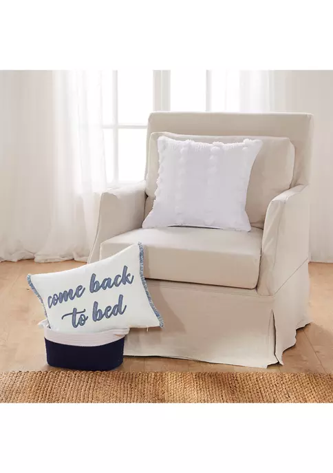 Hot Sale ๐คฉ Levtex Home Abelia White Pillow ๐งจ 4 Hot Sale ๐คฉ Levtex Home Abelia White Pillow ๐งจ - Image 2