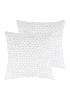 Best Sale ⌛ Levtex Home Verity Teal Euro Sham 2 Pack 😍 -Cheap Levtex Store Belk 4015