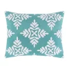 Cheap 👍 Levtex Home Bellamy Teal Crewel Medallion Pillow 😀 -Cheap Levtex Store Belk 4019