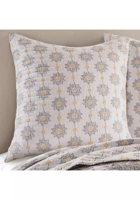 Wholesale 🤩 Levtex Home Luiza Ochre Euro Shams 🔥 4 Wholesale 🤩 Levtex Home Luiza Ochre Euro Shams 🔥 - Image 2