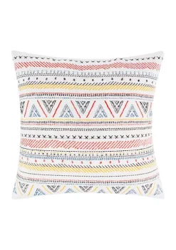 Deals 🥰 Levtex Home Mills Multi Stripes Pillow ❤️ -Cheap Levtex Store Belk 4106