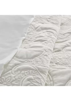 New 😉 Levtex Home Cream Velvet King Quilt Set ❤️ -Cheap Levtex Store Belk 413