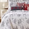 Promo 👍 Levtex Home Sleigh Bells Gray Quilt 🥰 -Cheap Levtex Store Belk 4148
