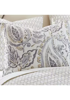 Flash Sale 🎁 Levtex Home Tamsin Gray Full/Queen Quilt Set 💯 -Cheap Levtex Store Belk 420