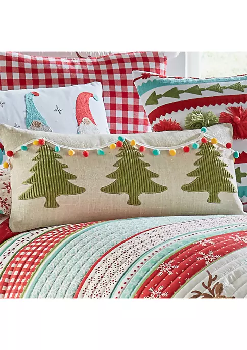 Hot Sale ๐ Levtex Home Let it Snow Sparkle Xmas Pom Pillow ๐ 5 Hot Sale ๐ Levtex Home Let it Snow Sparkle Xmas Pom Pillow ๐ - Image 3