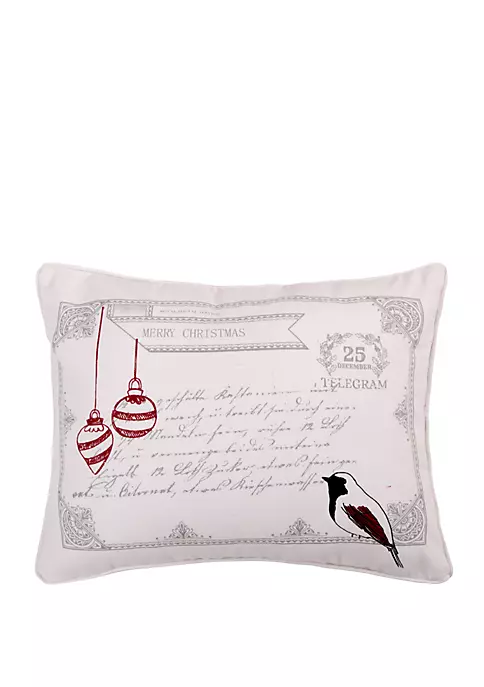 Flash Sale 𧨠Levtex Holly Bird Postcard Pillow π€© 5 Flash Sale 𧨠Levtex Holly Bird Postcard Pillow π€© - Image 3