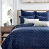Flash Sale 🛒 Levtex Home Navy Velvet King Quilt Set 🎁 1 Flash Sale 🛒 Levtex Home Navy Velvet King Quilt Set 🎁 -Cheap Levtex Store Belk 555