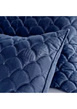 Flash Sale 🛒 Levtex Home Navy Velvet King Quilt Set 🎁 -Cheap Levtex Store Belk 557