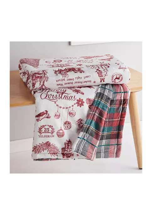 Coupon 🔔 Levtex Home Yuletide Blanket Reverse Spencer Plaid 🎁 5 Coupon 🔔 Levtex Home Yuletide Blanket Reverse Spencer Plaid 🎁 - Image 3