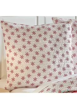 Deals 🔥 Levtex Home Let It Snow Euro Sham Set of 2 🔔 -Cheap Levtex Store Belk 617