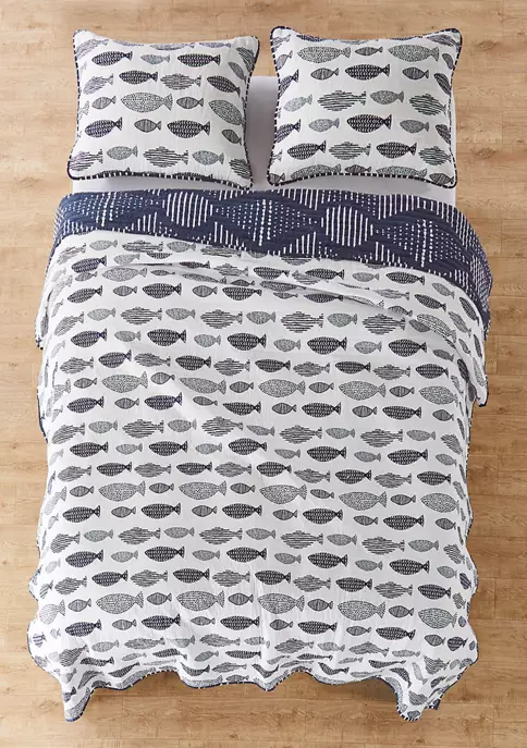 Outlet 👍 Levtex Home Bakio Full/Queen Quilt Set ⌛ 6 Outlet 👍 Levtex Home Bakio Full/Queen Quilt Set ⌛ - Image 4