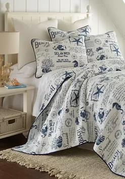 Brand new 🛒 Levtex High Tide Quilt Set 😀