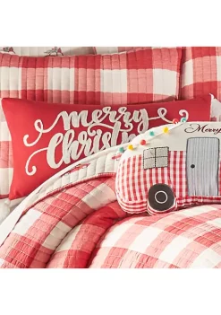 Coupon 🤩 Levtex Home Road Trip Merry 🔔 Christmas Pillow 🎉 -Cheap Levtex Store Belk 666