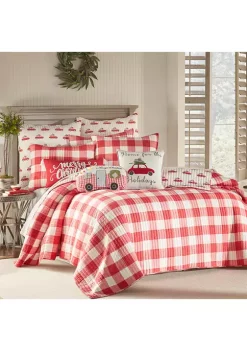 Coupon 🤩 Levtex Home Road Trip Merry 🔔 Christmas Pillow 🎉 -Cheap Levtex Store Belk 667