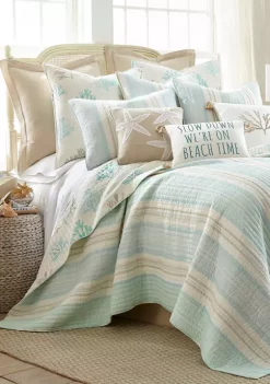 Flash Sale 🌟 Levtex Home Stone Harbor Full/Queen Quilt Set 🧨