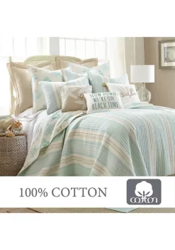 Flash Sale 🌟 Levtex Home Stone Harbor Full/Queen Quilt Set 🧨 -Cheap Levtex Store Belk 672