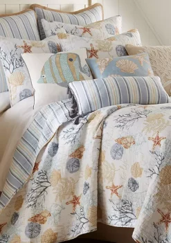 Cheapest ❤️ Levtex Coral Sealife Quilt Set ✨ -Cheap Levtex Store Belk 773