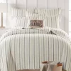 New 🔥 Levtex Home Rochelle Stripe Gray Quilt Set 🛒 -Cheap Levtex Store Belk 841