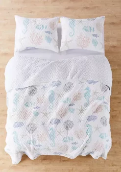 Outlet 👏 Levtex Blue Sea Quilt Set 🤩