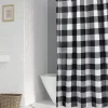 Hot Sale ⌛ Levtex Camden Black Shower Curtain 🤩 -Cheap Levtex Store Belk 895