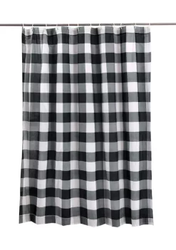 Hot Sale ⌛ Levtex Camden Black Shower Curtain 🤩 -Cheap Levtex Store Belk 897