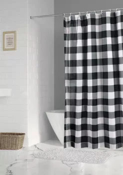 Hot Sale ⌛ Levtex Camden Black Shower Curtain 🤩 -Cheap Levtex Store Belk 898