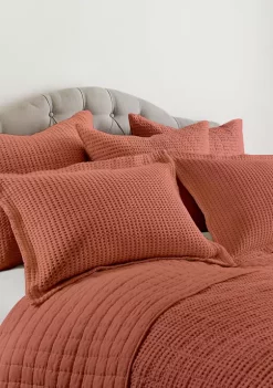 Brand new 🎁 Levtex Home Mills Waffle Navy King Quilt Set 👍 -Cheap Levtex Store Belk 94