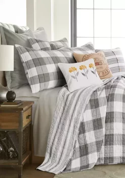 Best Pirce 💯 Levtex Camden Gray Bedspread Set 🎁 -Cheap Levtex Store Belk 952