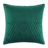 Deals 😉 Levtex Home Velvet Emerald Green Euro Sham ⭐ -Cheap Levtex Store Belk 987